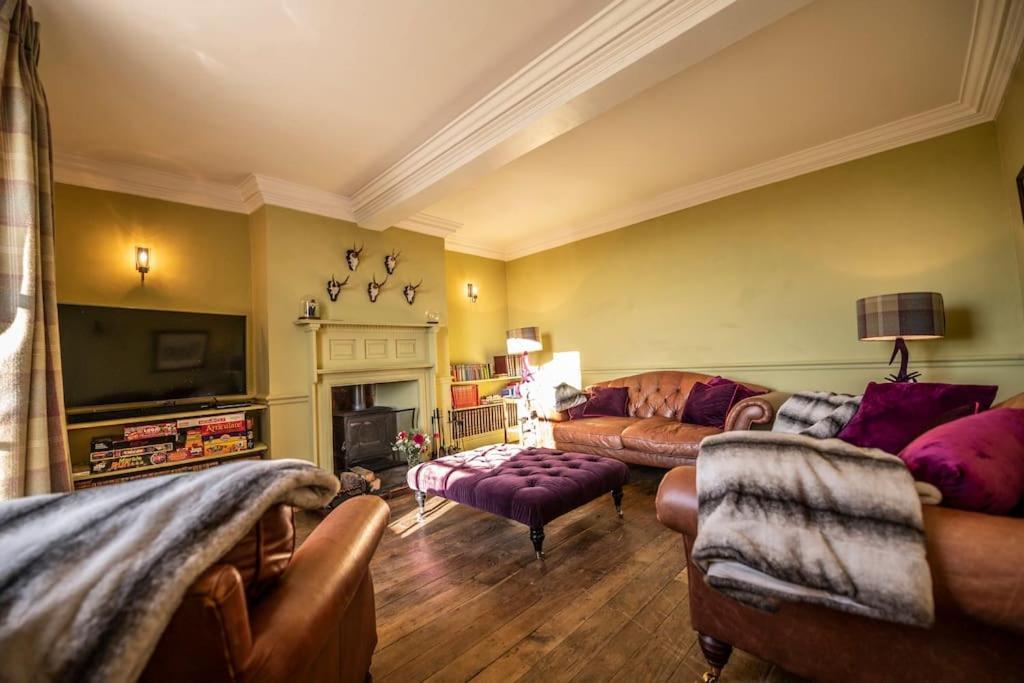 Georgian Country House -Panoramic Views -Sleeps 12 Ruthin Exteriér fotografie