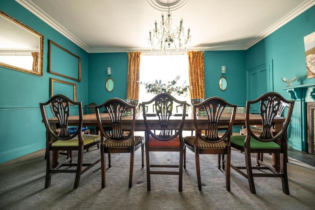 Georgian Country House -Panoramic Views -Sleeps 12 Ruthin Exteriér fotografie